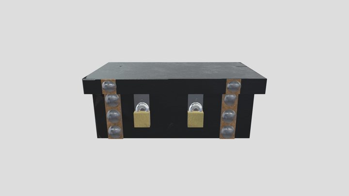 Dark Chest Lootbox (High) 3D Model