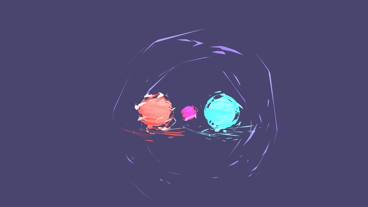 Hollow Purple 3D Model