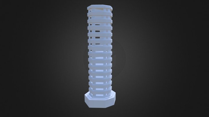 Scifi Building2 3D Model