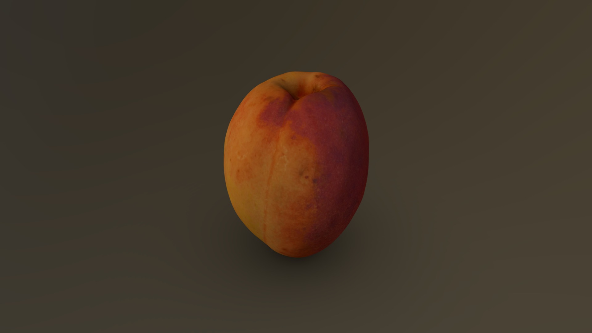 3D model Apricot 13 - This is a 3D model of the Apricot 13. The 3D model is about a red and yellow planet.