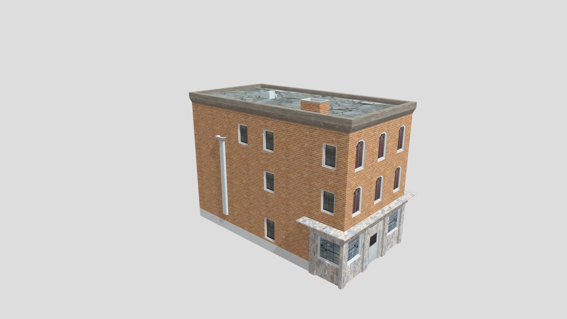 Building - Download Free 3D model by Js_TuruokaJunpei [f3e29e7] - Sketchfab