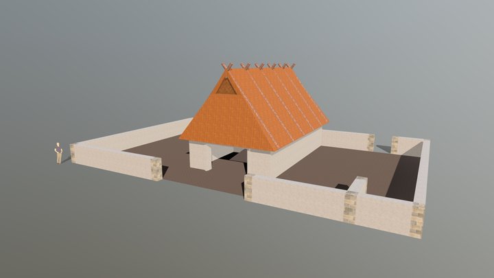 Tarquinia Edificio Beta, c. Seventh Century BCE 3D Model
