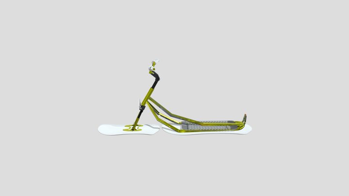 SnowScootTempestChassisFull 3D Model