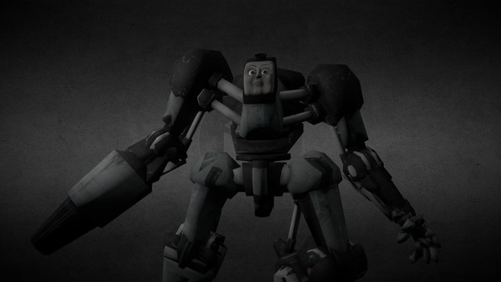 TTSE3 Fan Made Spencer Robot Model 3D Model