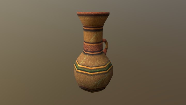 R2013_A Clay Pot (01) 3D Model