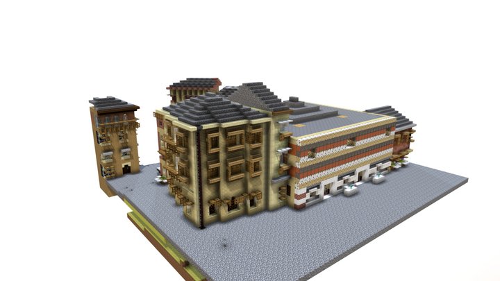 Menzione speciale - Raffaello in Minecraft - MED 3D Model