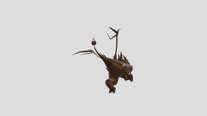 Grasso Lou Dragon 3D Model