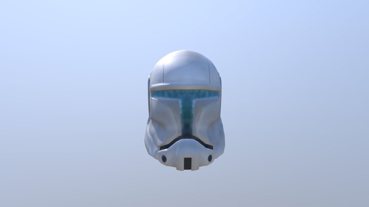 Star Wars Republic Commando Helmet 3D Model