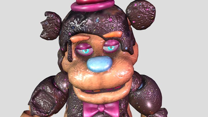 Chocolate_ Freddy 3D Model