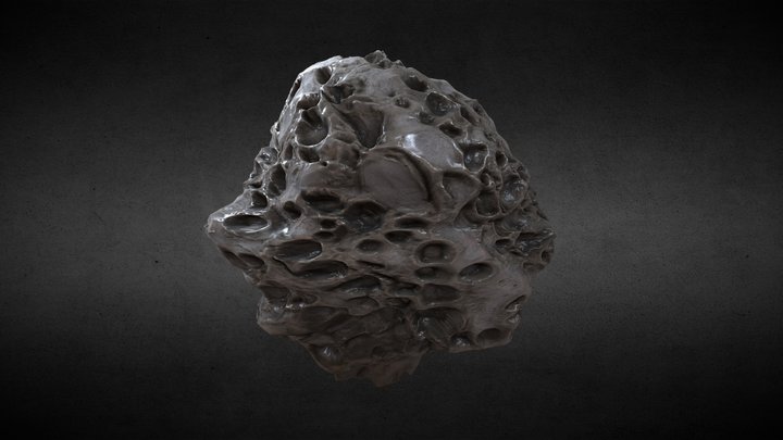 Pockmarked Asteroid 3D Model