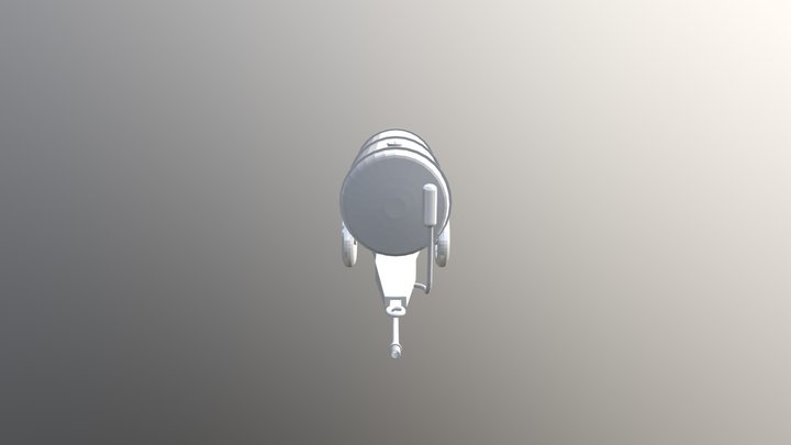 Beczkowóz #12 3D Model