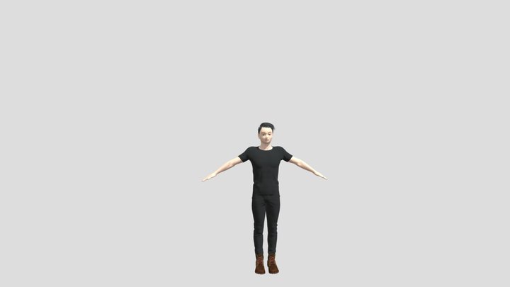 👦 Cute Boy Character | Stylized 3D Model