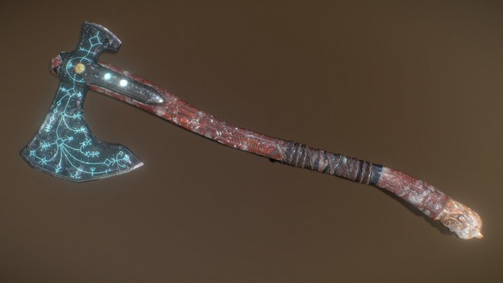 Leviathan Axe (God of War) 3D Model