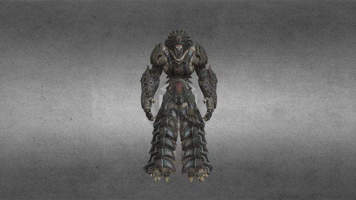 Armored Kantus 3D Model