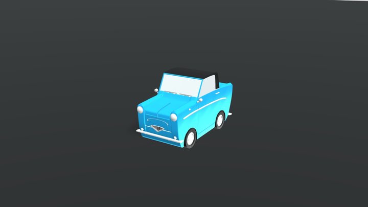 Car From Despicable Me 3D Model