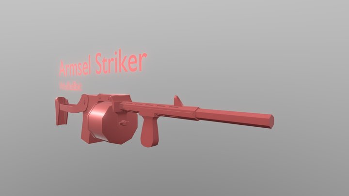 Armsel Striker Low Poly 3D Model