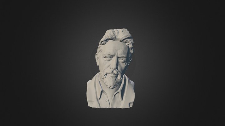 Anton Chekhov 3D Model