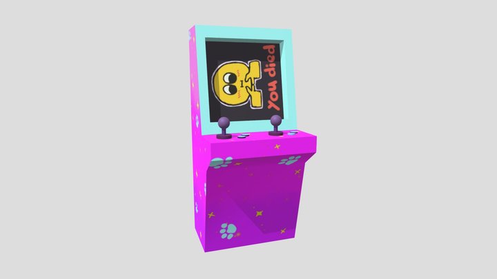 Arcadekast 3D Model