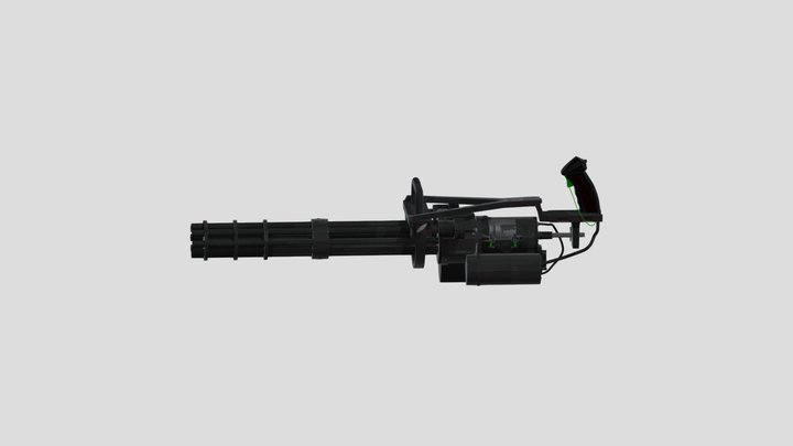 Mini-gun 3D Model