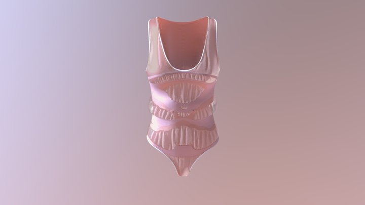 BRIA: Flesh Leotard 3D Model