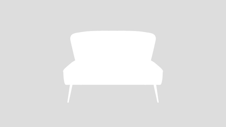 Armless Loveseat – Modello 3D gratuito STL