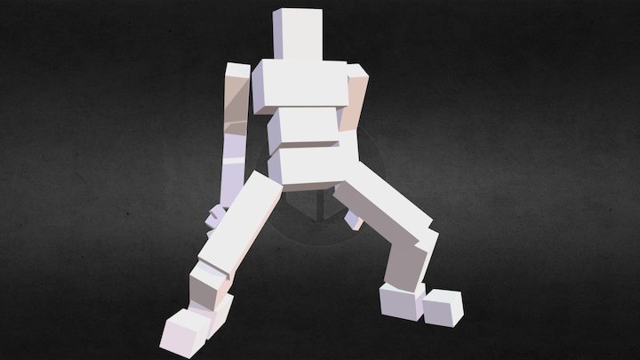 Dope Box Man 3D Model