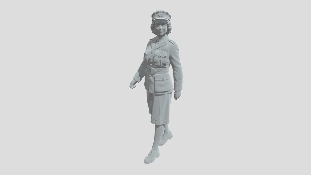 WWII Female Army Officer