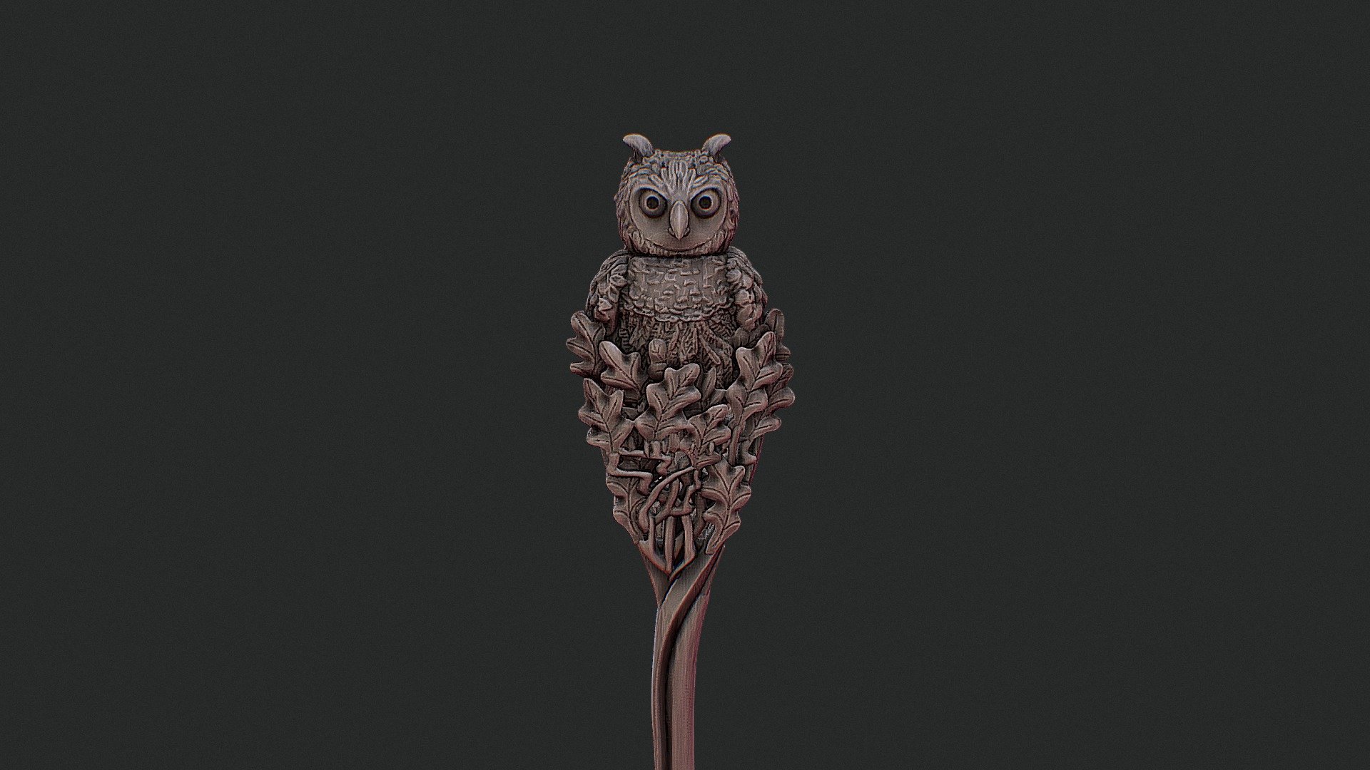 Spoon Owl on Tree