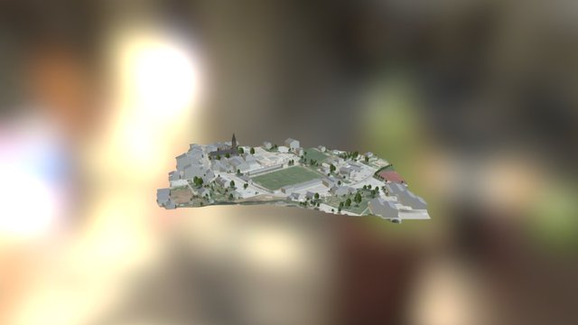 Savièse - Maquette d'architecture 3D Model