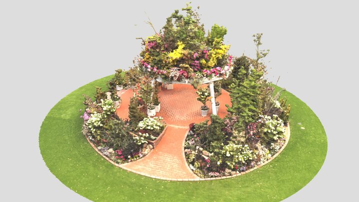 福岡フラワーショーシンボルガーデン 3D Model