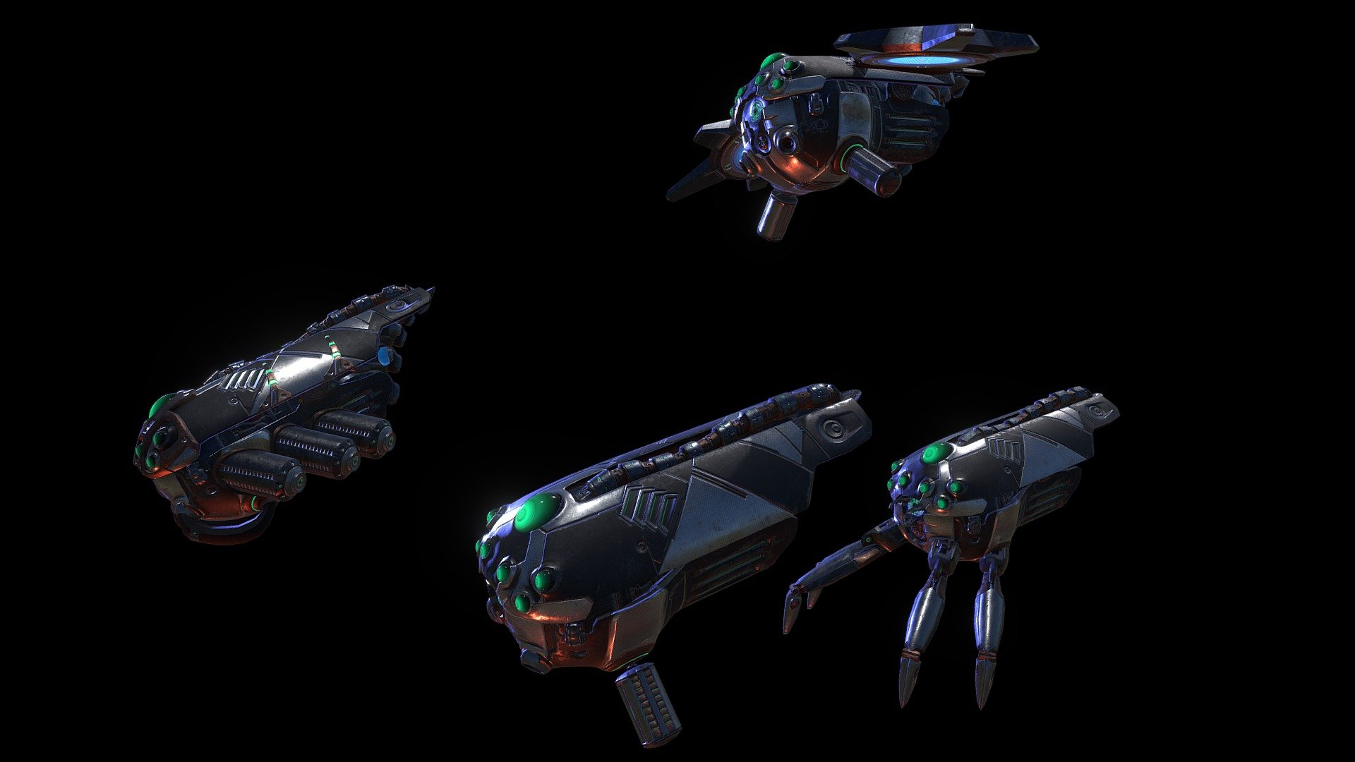 Artilect I54 Readout First Contact 3D model by Dual Mirror Games