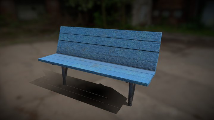 Old soviet bench – Free 3D Model STL