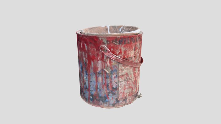 Paint Bucket 2 3D Model