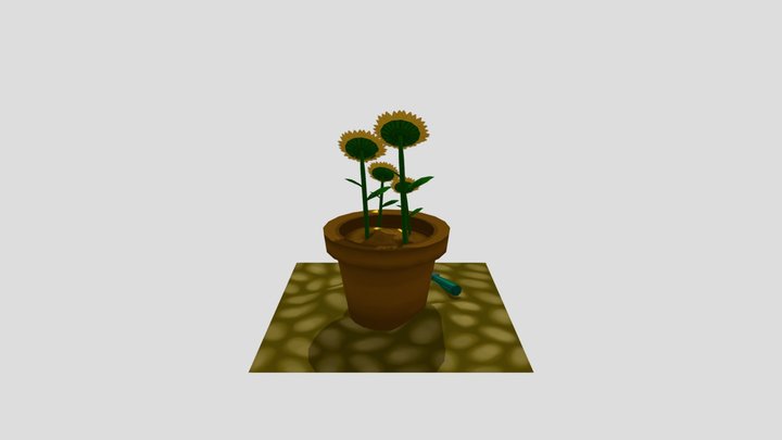 Sunflowers 3D Model