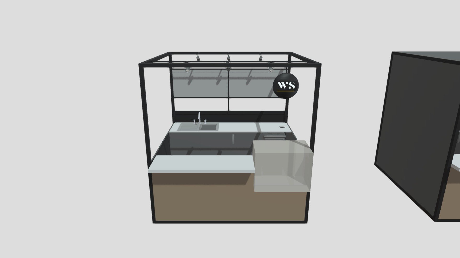 Workstyle Cafe Stall - 3D model by s_akoth (@akothsalome3) [f3f532c ...
