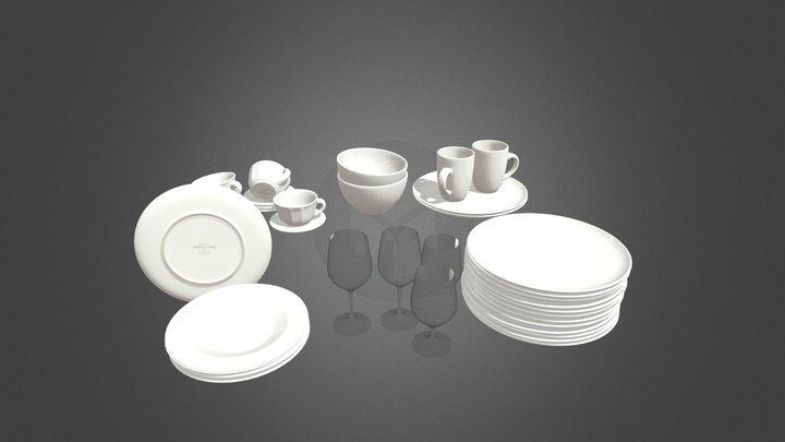 Plate 3D models - Sketchfab