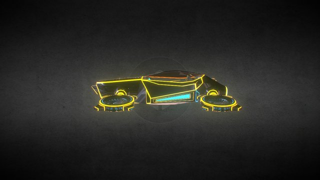 Hovercar 3D Model