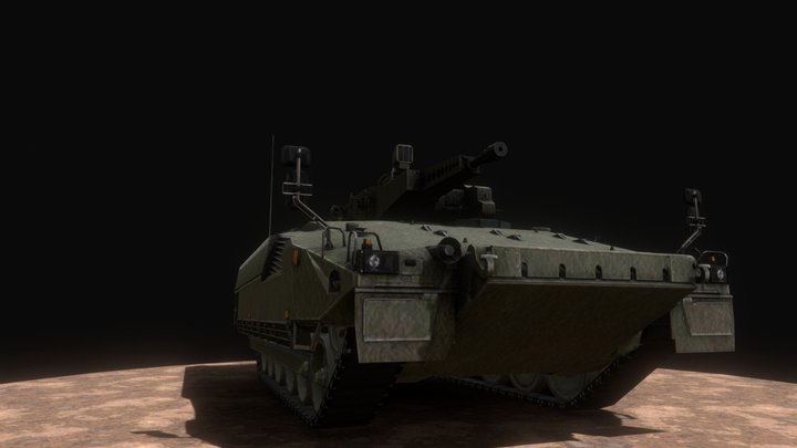 KMW PUMA(LOW POLY) 3D Model