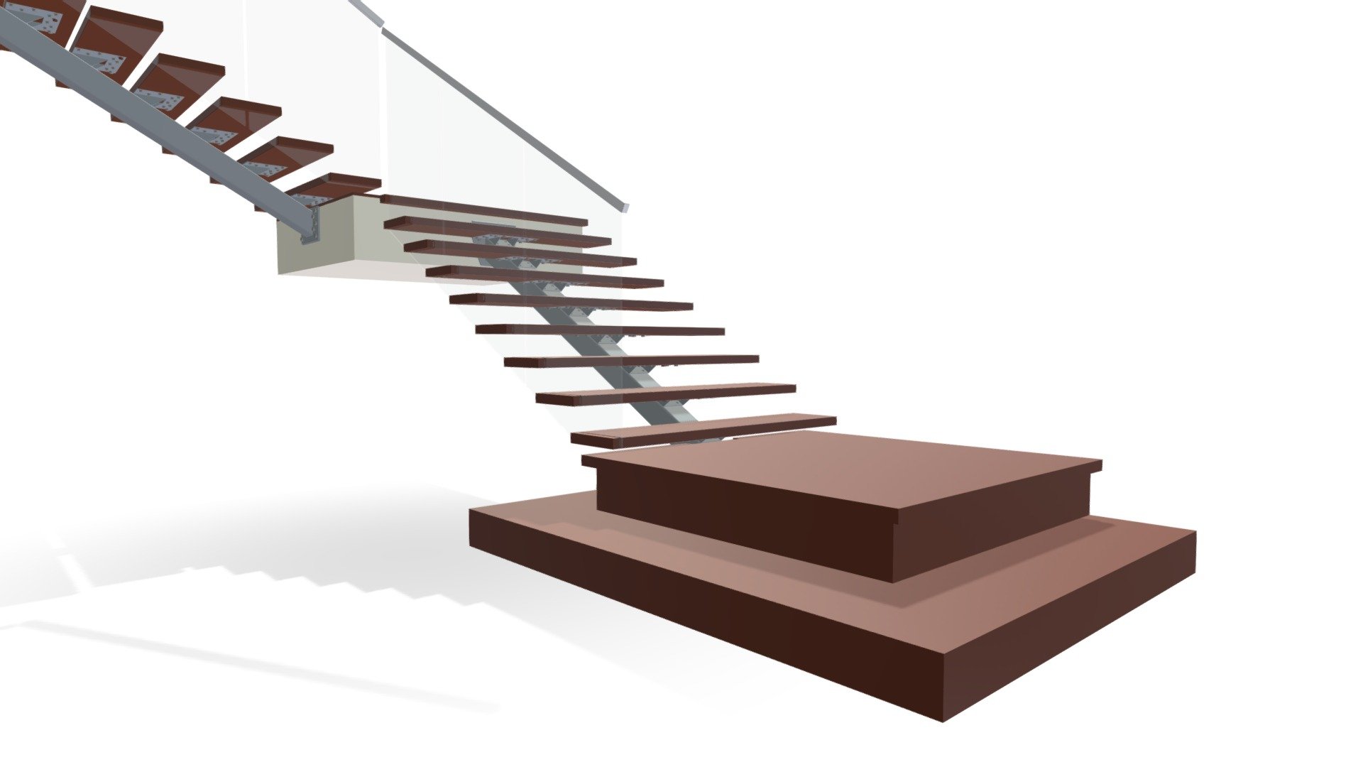 Sample stairs - 3D model by rsagre [f3f9e16] - Sketchfab