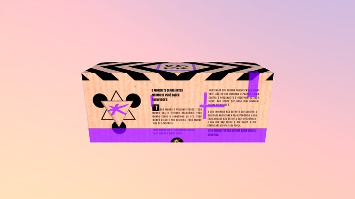 Caixa Roxa 3D Model