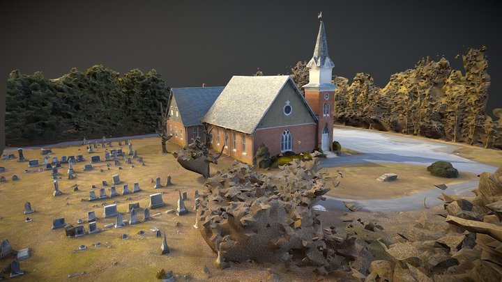 Clynmalira Church 3D Model