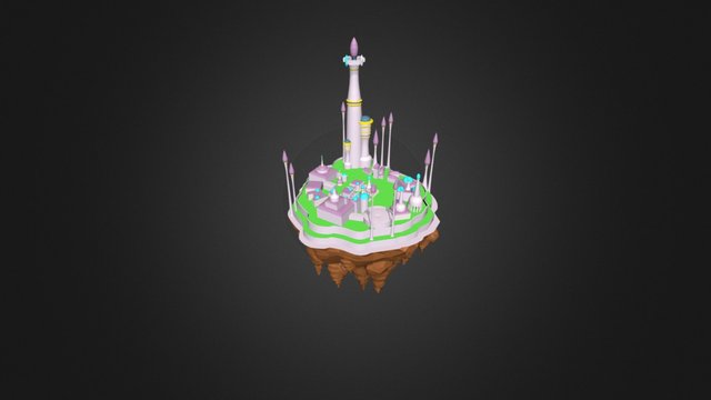 Dalaran Island 3D Model