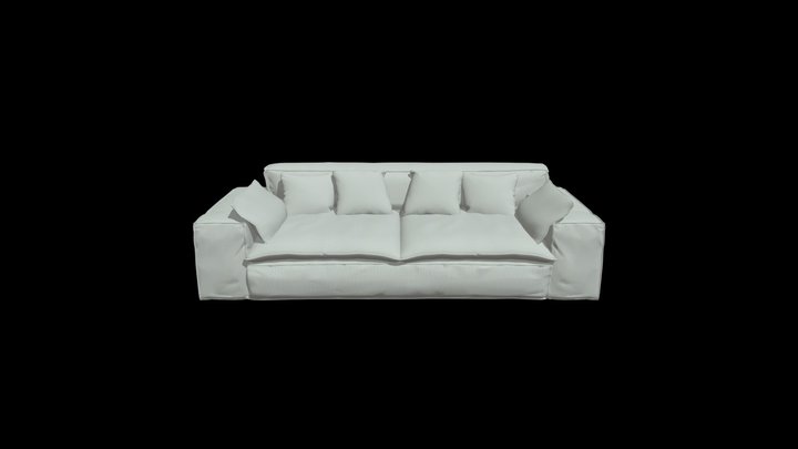 Sofá_ Boheme 3D Model