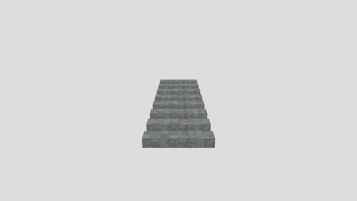 Extruding Concrete Wall 1 3D Model