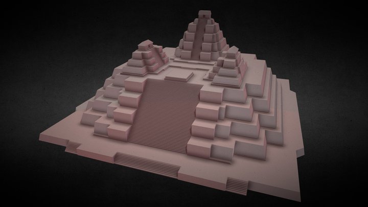 Complejo "El Tigre", El Mirador, Guatemala 3D Model