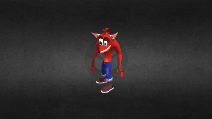 Crash Bandicoot 3D Model