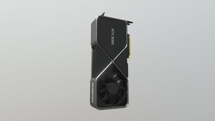 GeForce RTX 3090 Founders Edition 3D Model