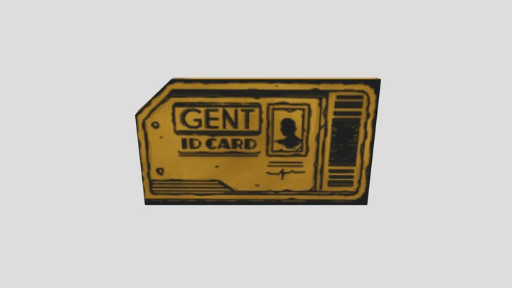 BATDR - Gent ID Card 3D Model