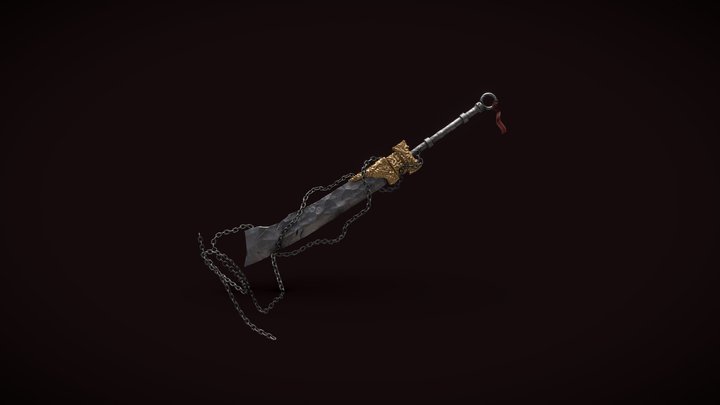 Extremely Greatsword Weapon Art | Props 3D Model
