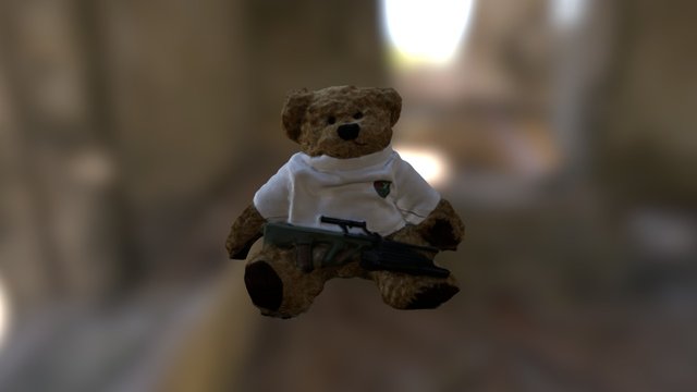 26TH Mascot Bear 3D Model
